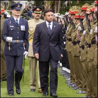 NZ Defence Image (by AC Rachael Main): Pakistan's President Pervez Musharraf In Auckland