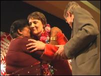 Scoop Image: Helen Clark at here Mt Albert Electorate HQ