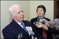 Image by Jason Dorday: PIF sec-general Greg Urwin and Helen Clark in PNG.