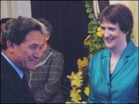 Scoop Image: Helen Clark and Winston Peters sworn in by Governor General.